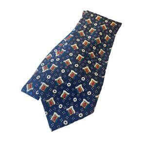 Vintage Christian Dior Monsieur Holographic Printed Tie Made in USA